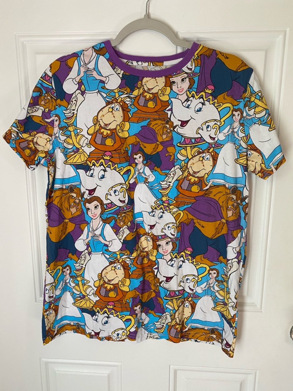 Cakeworthy x Disney Beauty and the Beast all over print Short Sleeve Tee - Belle